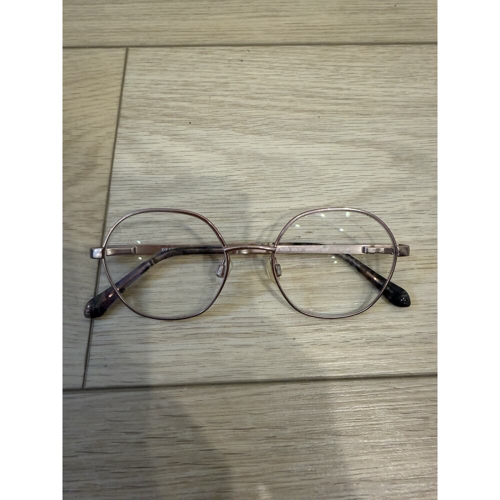 DRAPER JAMES DJ 5009 780 ROSE GOLD BLUE AUTHENTIC FRAMES EYEGLASSES 49-17